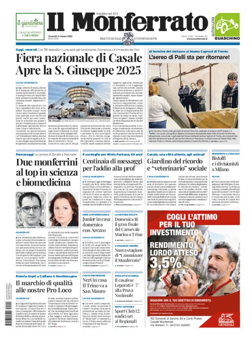 Il Monferrato - Edizione 20 del 14/03/2025